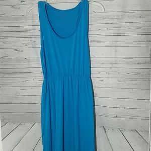 ARIZONA JEAN CO.  Aqua Blue Long Tank dress Jr's M